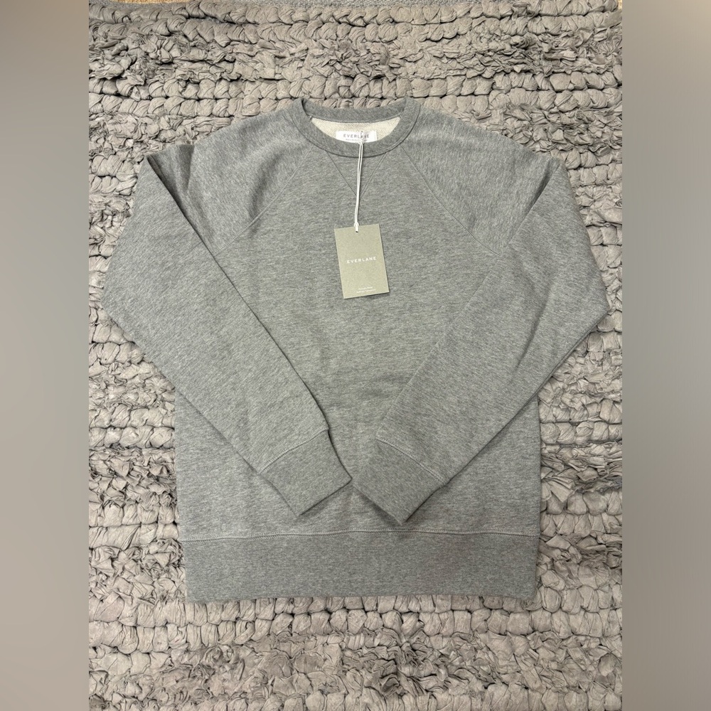New NWT Oversized Everlane French Terry Crew Neck Sweatshirt